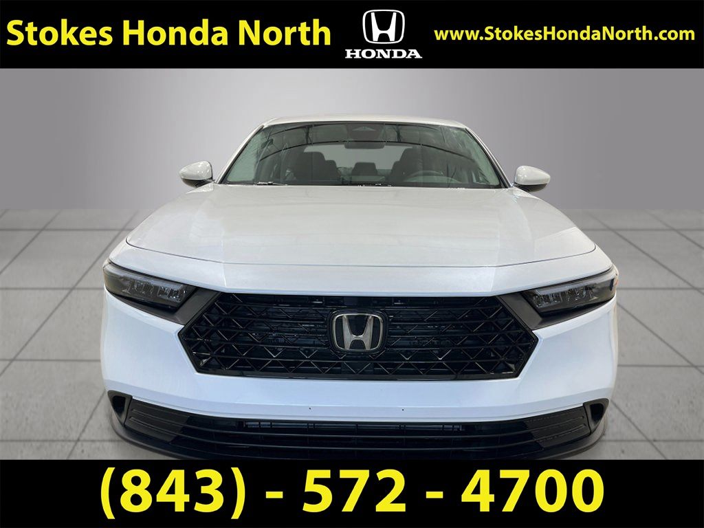 2026 Honda Accord LX White at Stokes Honda North