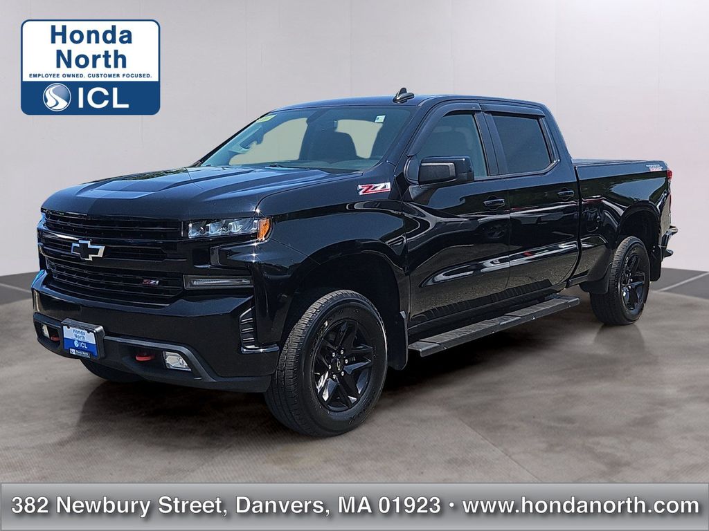 Black 2019 Chevrolet Silverado 1500 Pickup Truck Four-Wheel Drive 8-Speed Automatic
