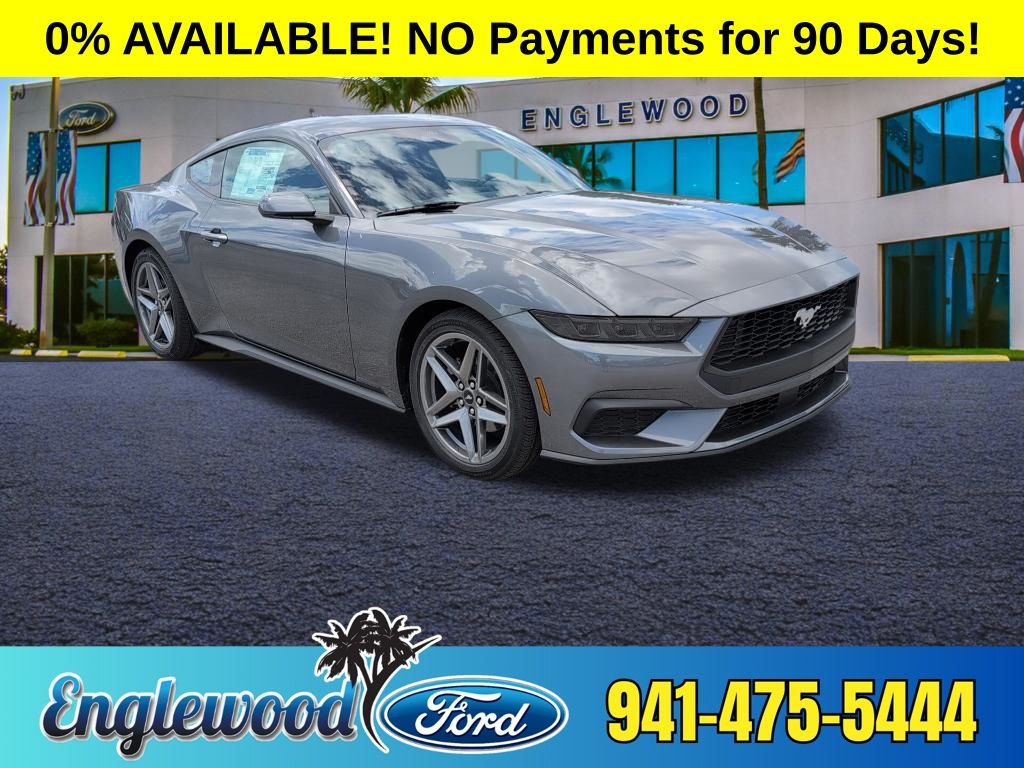 Carbonized Gray Metallic 2026 Ford Mustang Coupe Rear-Wheel Drive Automatic
