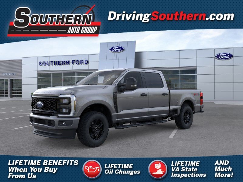 Gray Metallic 2026 Ford F-250 Super Duty Pickup Truck Four-Wheel Drive Automatic