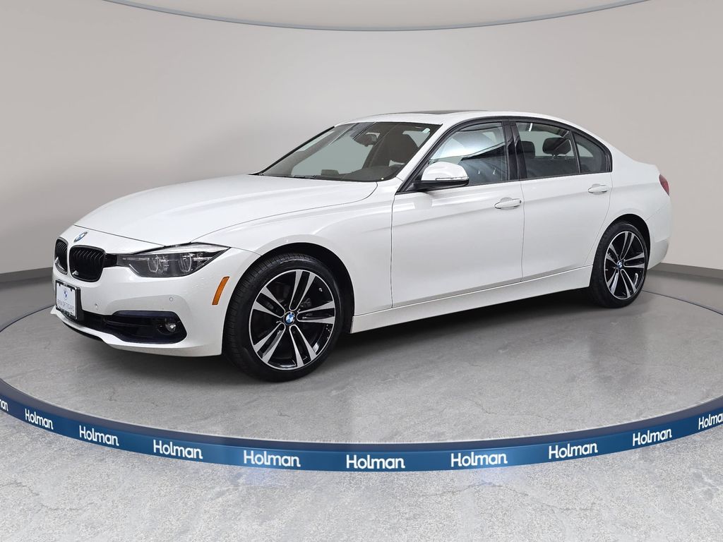 Alpine White 2018 BMW 3 Series Sedan All-Wheel Drive 8-Speed Automatic