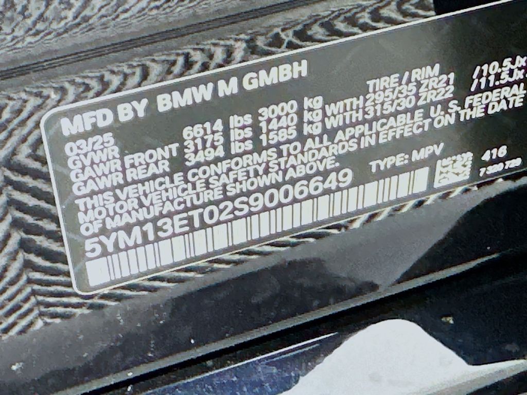 2025 BMW X5 M Competition 24