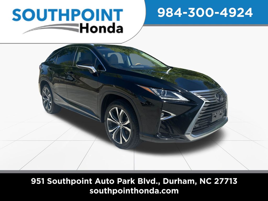 Black (Caviar) 2019 Lexus RX Hybrid 450h AWD SUV / Crossover All-Wheel Drive Continuously Variable Transmission
