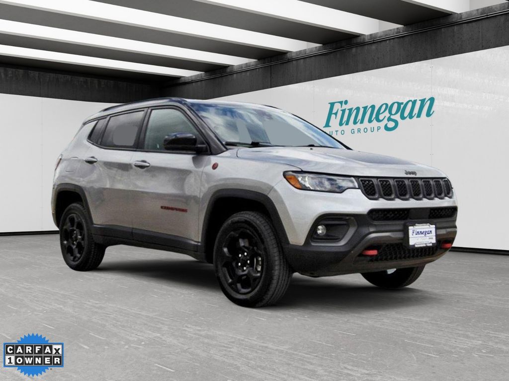 Billet Silver Metallic Clearcoat 2023 Jeep Compass Trailhawk 4WD SUV / Crossover Four-Wheel Drive 8-Speed Automatic