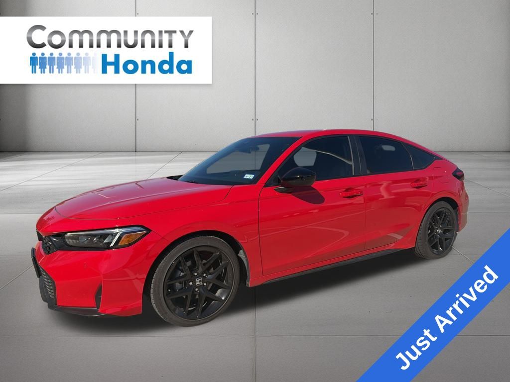 2025 Honda Civic Sport Red at Community Honda