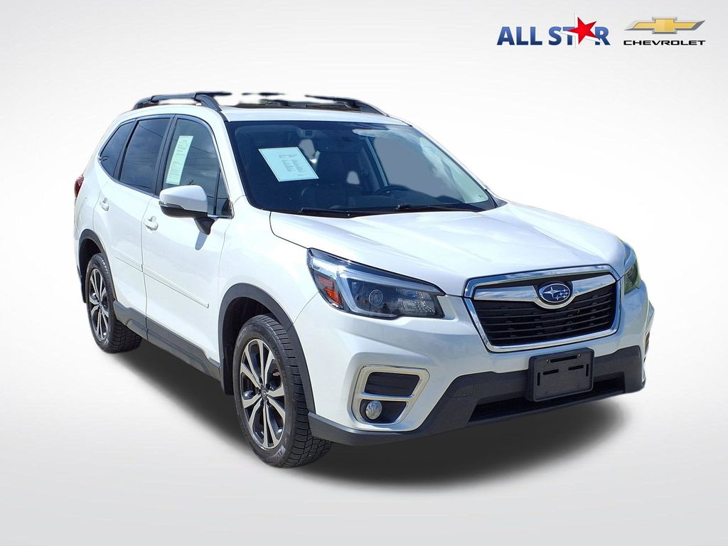 Crystal White Pearl 2021 Subaru Forester SUV / Crossover All-Wheel Drive Continuously Variable Transmission