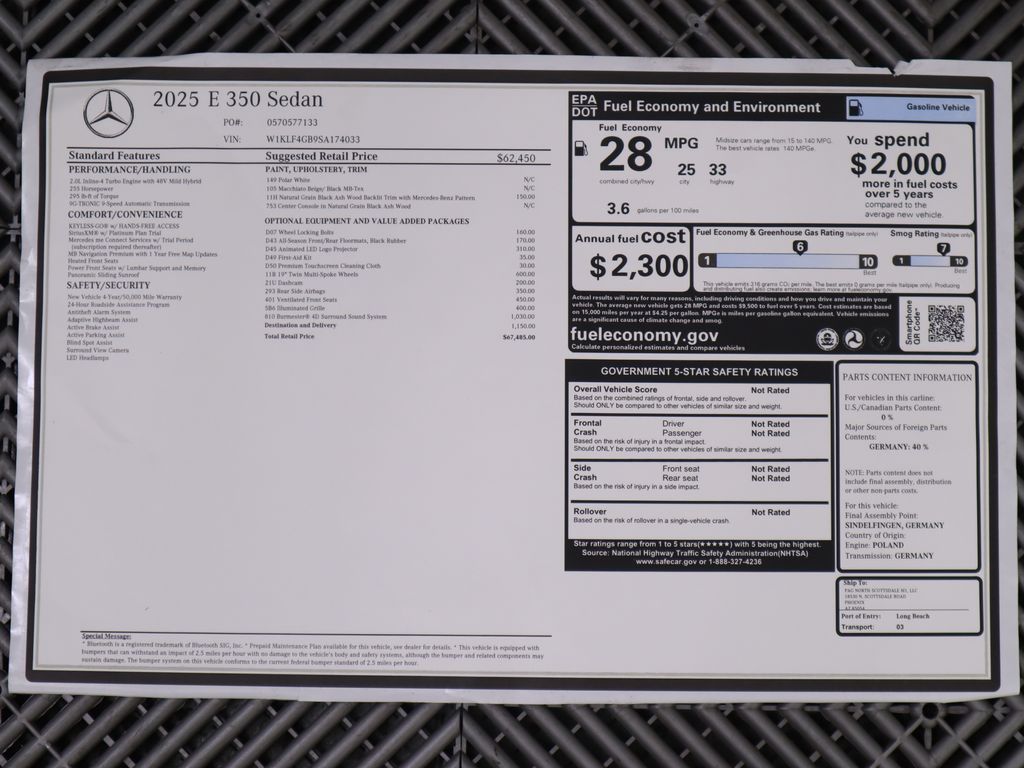 2025 Mercedes-Benz E-Class E 350 9