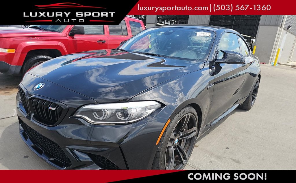 Black Sapphire Metallic 2020 BMW M2 Competition RWD Coupe Rear-Wheel Drive 6-Speed Manual