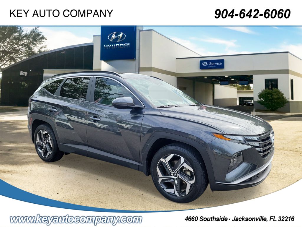 Portofino Gray 2023 Hyundai Tucson SUV / Crossover Front-Wheel Drive 8-Speed Automatic