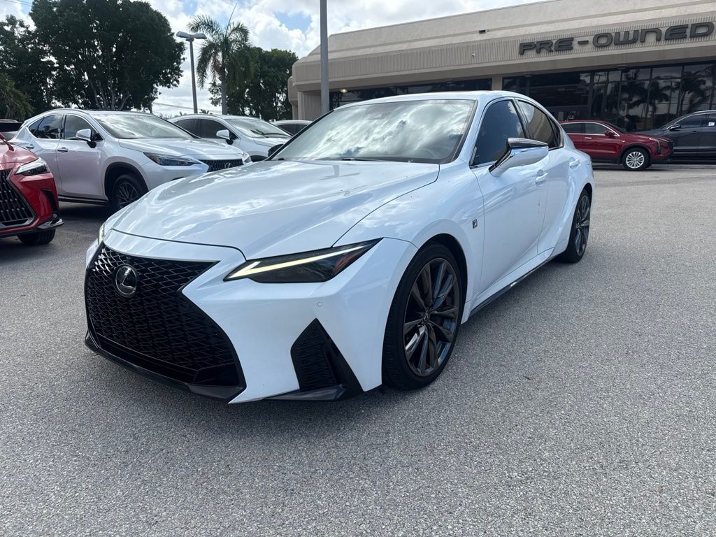 Certified Used 2023 White Lexus 350 F SPORT image 2