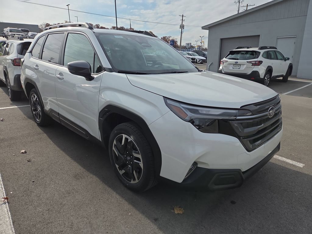 Crystal White Pearl 2026 Subaru Forester Limited Crossover AWD SUV / Crossover All-Wheel Drive Continuously Variable Transmission