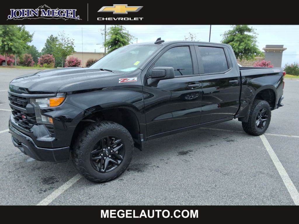 Black 2023 Chevrolet Silverado 1500 Pickup Truck Four-Wheel Drive 8-Speed Automatic