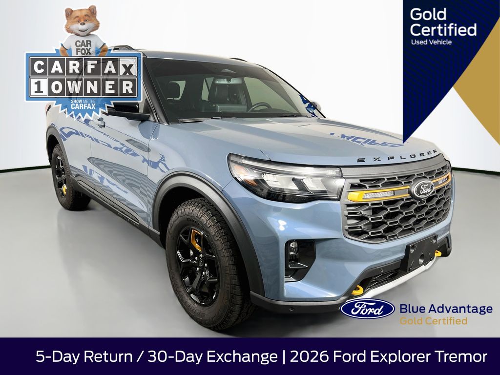 Vapor Blue 2026 Ford Explorer SUV / Crossover All-Wheel Drive Automatic