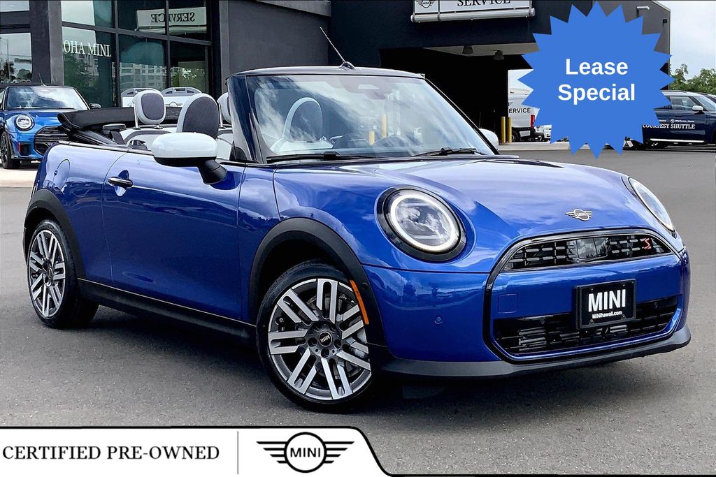 Blazing Blue 2026 MINI Cooper Convertible Front-Wheel Drive 7-Speed Automatic