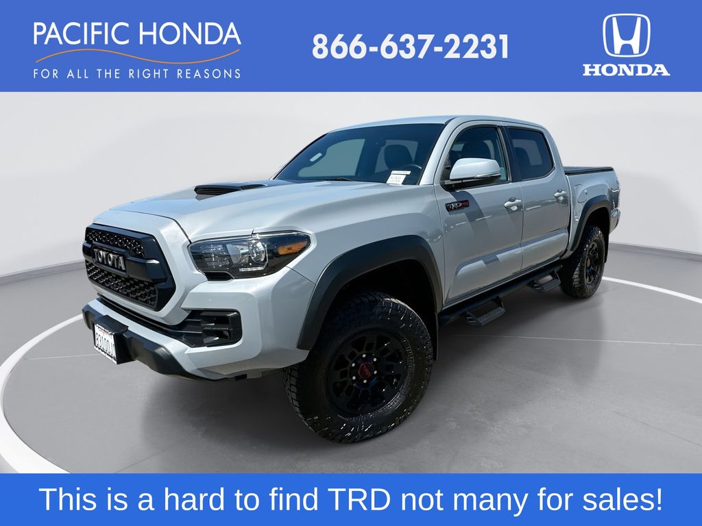 Cement 2017 Toyota Tacoma TRD Pro V6 Double Cab 4WD Pickup Truck Four-Wheel Drive 6-Speed Manual