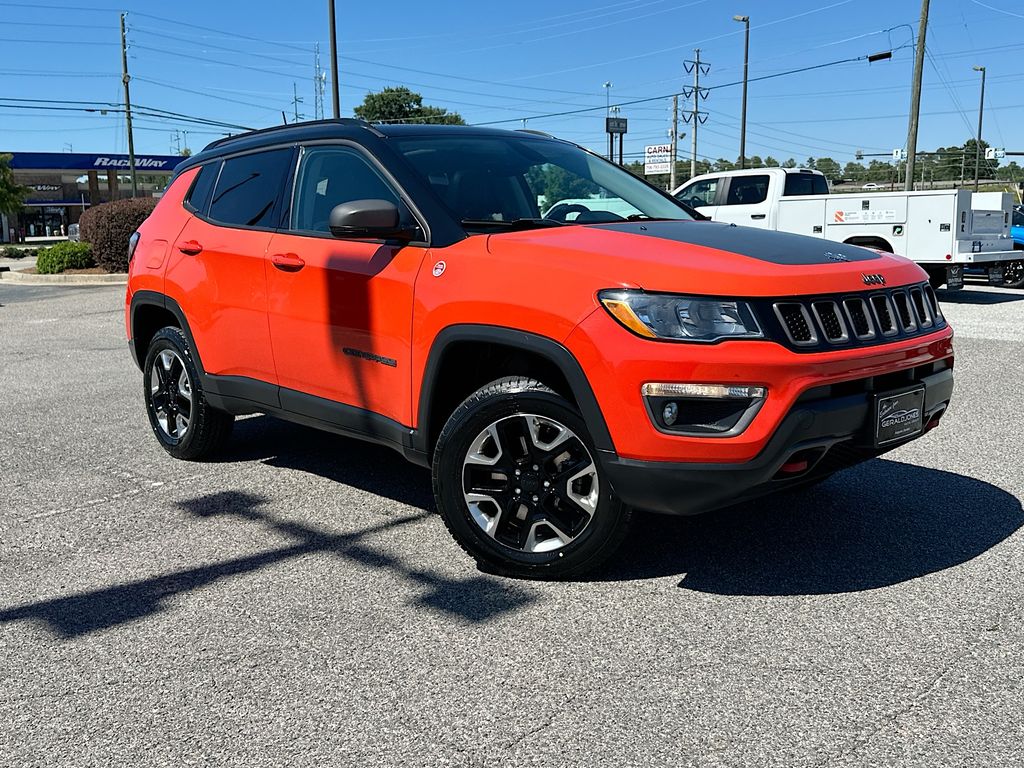 Spitfire Orange Clearcoat 2018 Jeep Compass Trailhawk 4WD SUV / Crossover Four-Wheel Drive 9-Speed Automatic