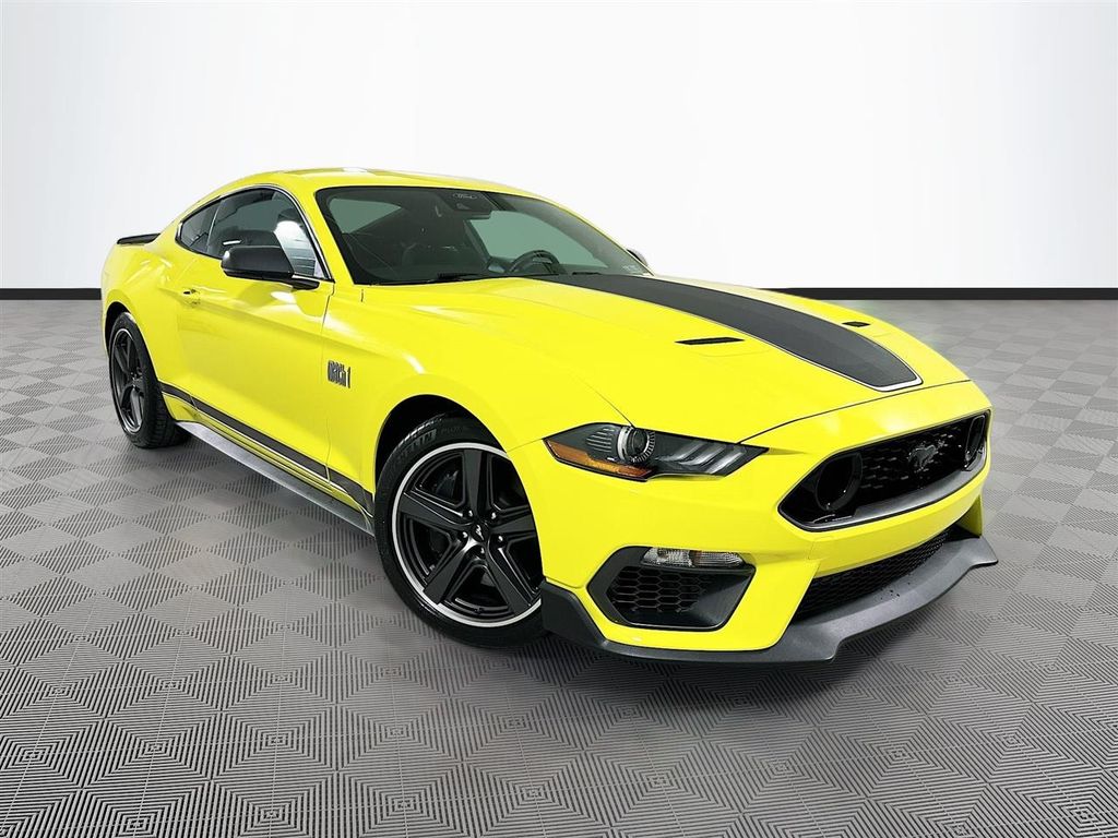 Grabber Yellow 2021 Ford Mustang Mach 1 Coupe RWD Coupe Rear-Wheel Drive Automatic
