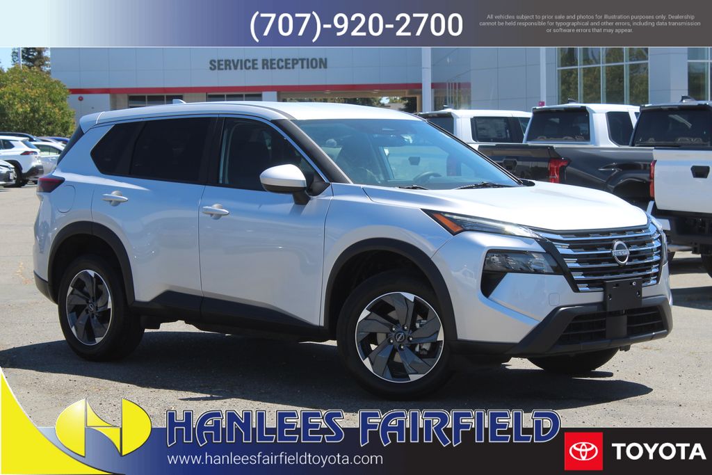 Brilliant Silver Metallic 2025 Nissan Rogue SUV / Crossover Front-Wheel Drive Continuously Variable Transmission