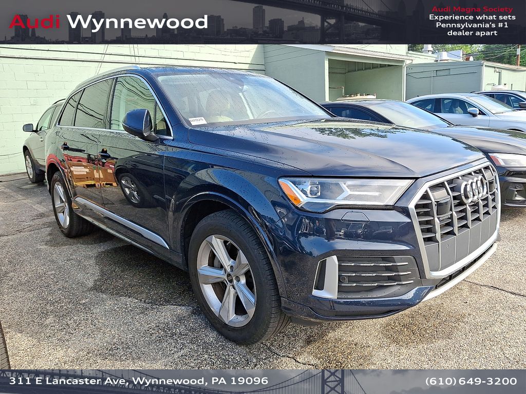 Blue 2023 Audi Q7 SUV / Crossover All-Wheel Drive 8-Speed Automatic