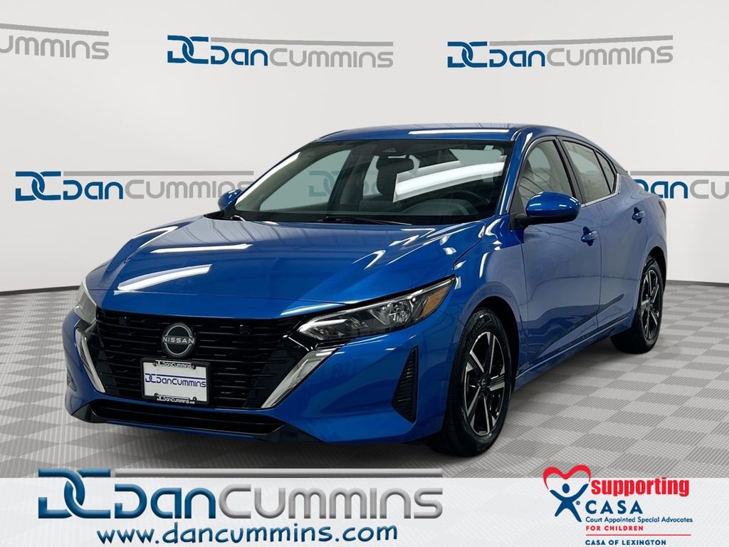 Electric Blue Metallic 2025 Nissan Sentra SV FWD Sedan Front-Wheel Drive Continuously Variable Transmission