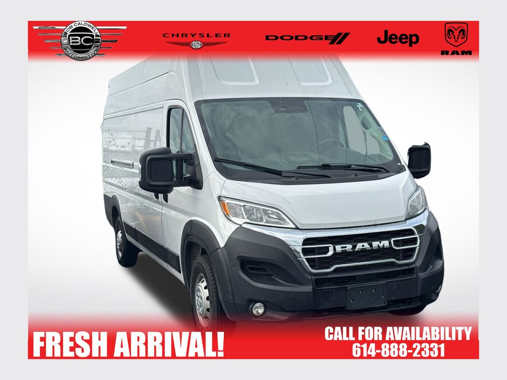 Bright White Clearcoat 2023 RAM ProMaster Van Front-Wheel Drive 9-Speed Automatic