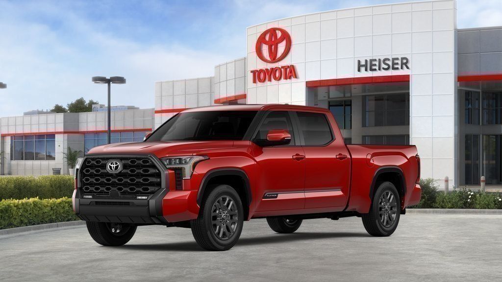 Red 2026 Toyota Tundra Pickup Truck Four-Wheel Drive Automatic