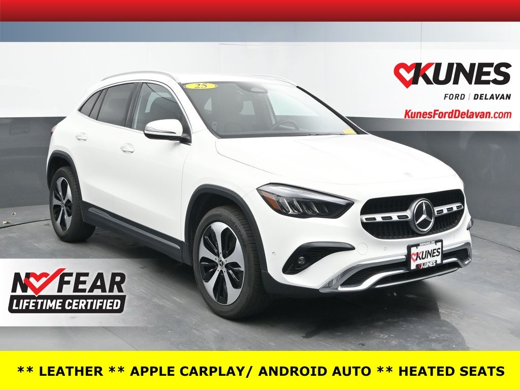 Polar White 2025 Mercedes-Benz GLA 250 FWD SUV / Crossover Front-Wheel Drive 8-Speed Dual Clutch