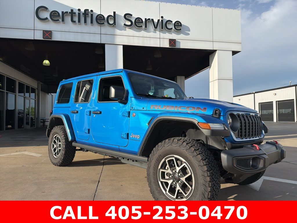 Hydro Blue Pearlcoat 2026 Jeep Wrangler Rubicon 4-Door 4WD SUV / Crossover Four-Wheel Drive 8-Speed Automatic