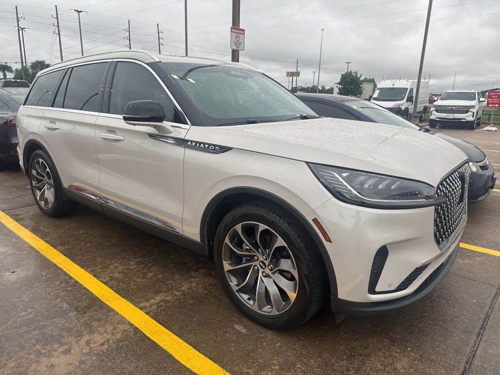 Pearl Metallic 2025 Lincoln Aviator Premiere RWD SUV / Crossover Rear-Wheel Drive Automatic
