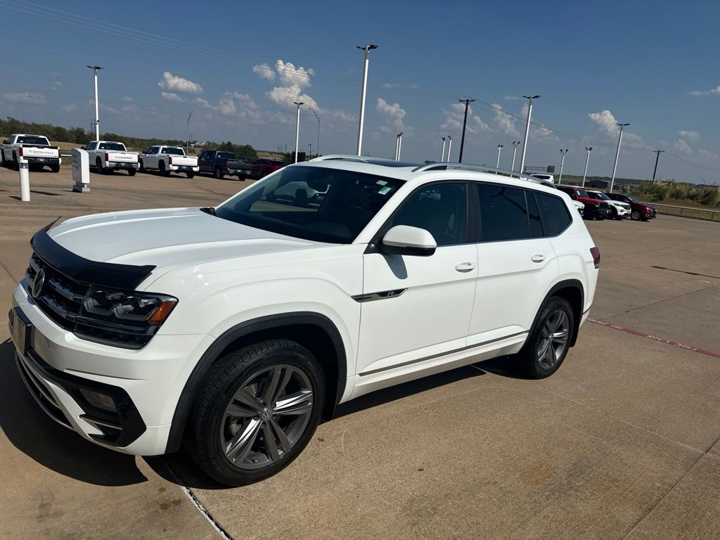 White 2019 Volkswagen Atlas SUV / Crossover All-Wheel Drive 8-Speed Automatic