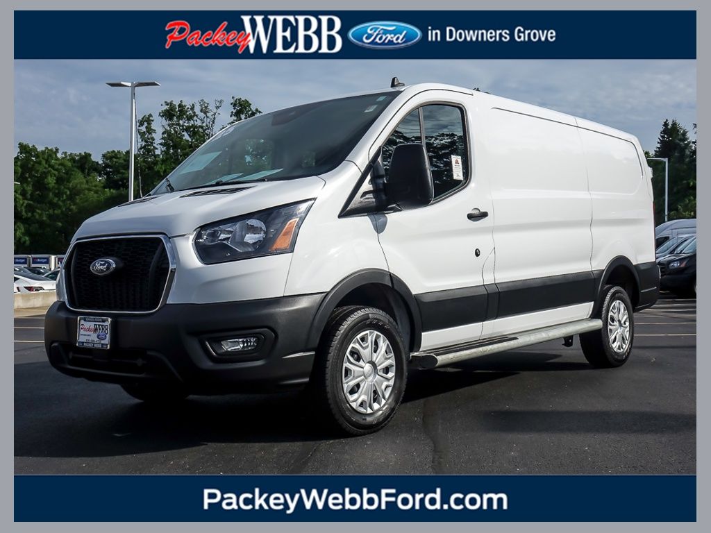 Oxford White 2025 Ford Transit Cargo Van Rear-Wheel Drive