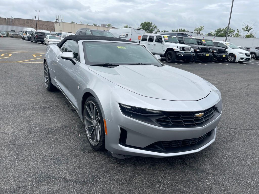 Silver Ice Metallic 2019 Chevrolet Camaro Convertible Rear-Wheel Drive 8-Speed Automatic