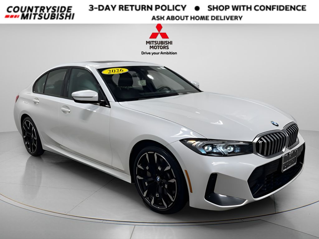 White Metallic 2026 BMW 3 Series Sedan All-Wheel Drive 8-Speed Automatic