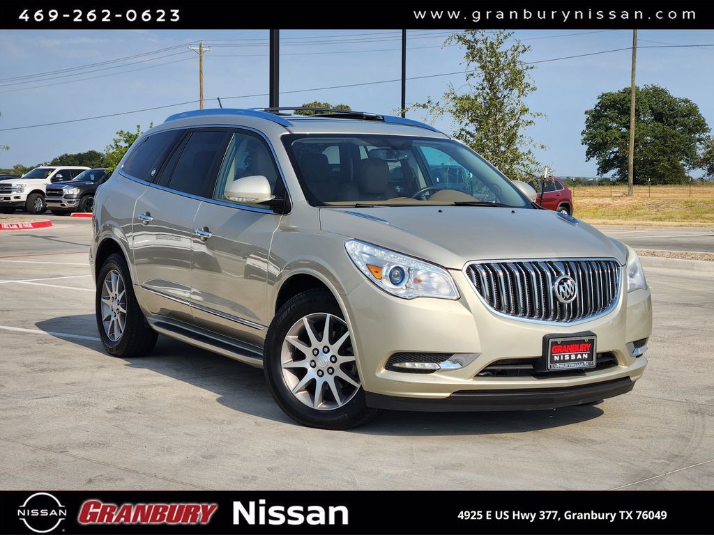 Champagne Silver Metallic 2015 Buick Enclave SUV / Crossover All-Wheel Drive 6-Speed Automatic Overdrive