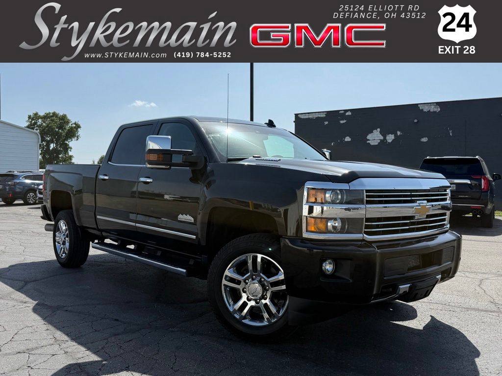 Black 2016 Chevrolet Silverado 2500HD Pickup Truck Four-Wheel Drive 6-Speed Automatic