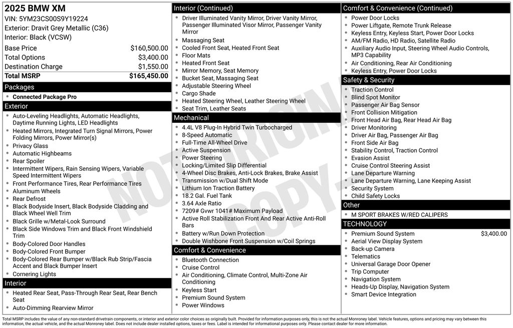 Used Car 2025 Bmw Xm  Base For Sale Under $110,000 In Austin, Texas