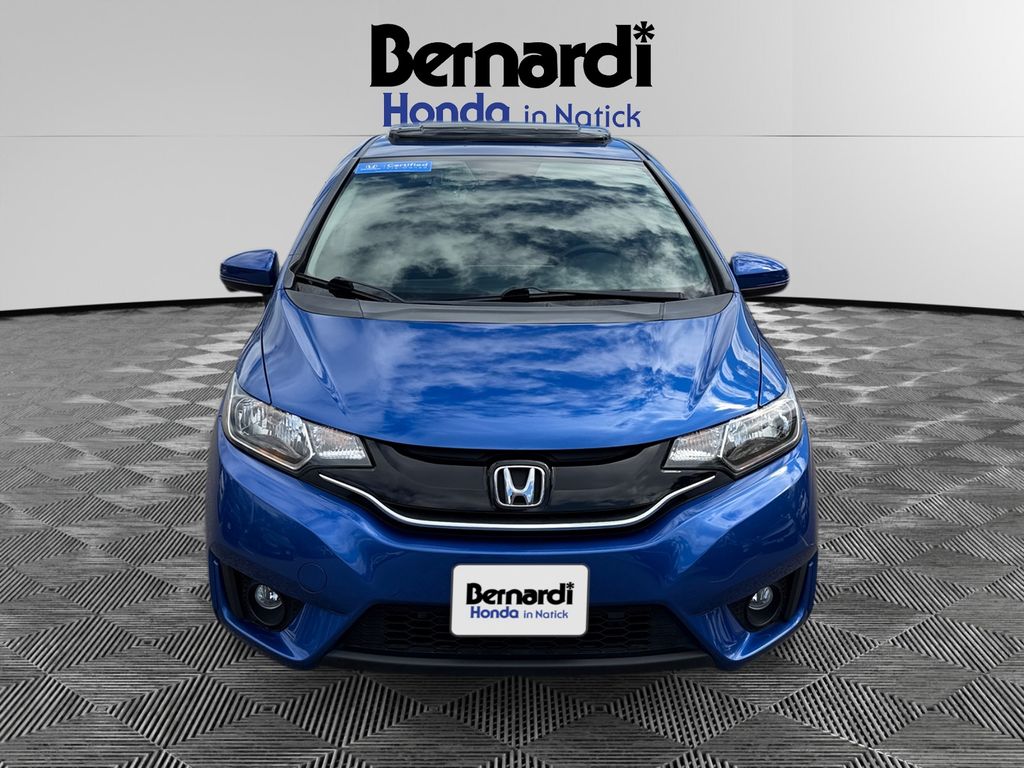 Aegean Blue Metallic 2017 Honda Fit EX Hatchback Front-Wheel Drive Continuously Variable Transmission