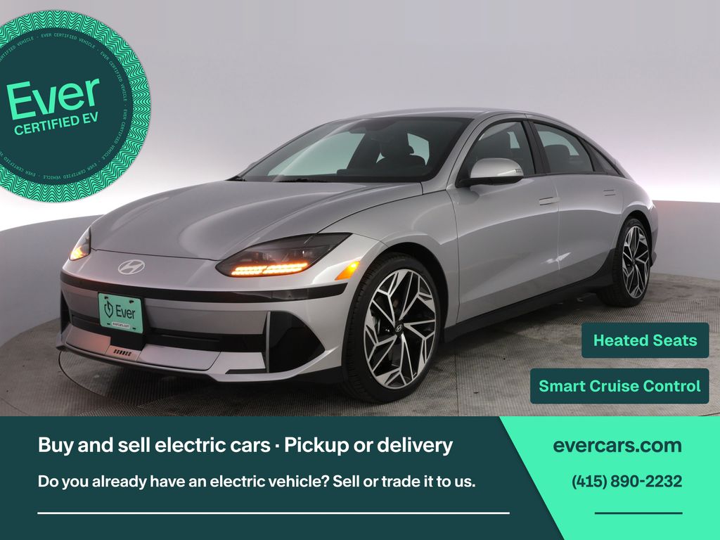 Curated Silver 2024 Hyundai Ioniq 6 Sedan Rear-Wheel Drive 1-Speed Automatic