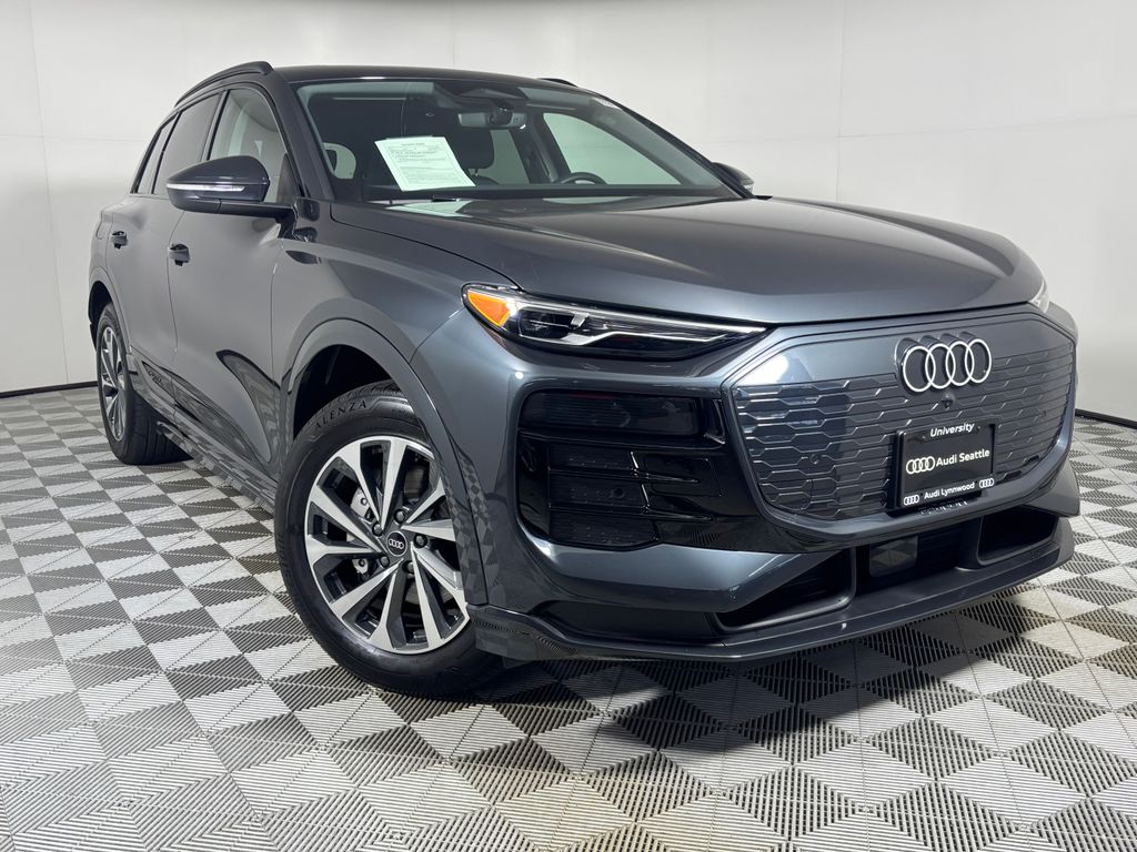 Gray Metallic 2025 Audi Q6 e-tron SUV / Crossover All-Wheel Drive Automatic