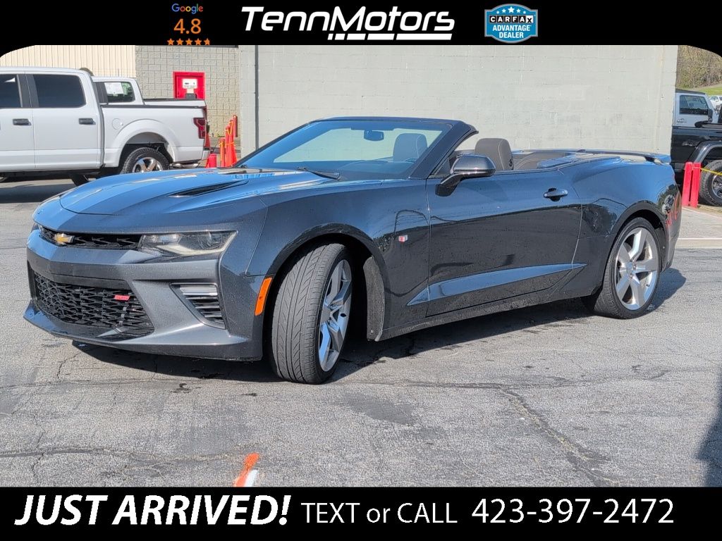 Nightfall Gray Metallic 2017 Chevrolet Camaro 1SS Convertible RWD Convertible Rear-Wheel Drive 8-Speed Automatic