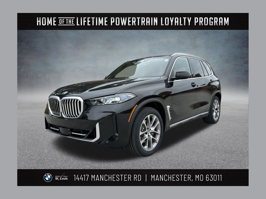 Black Sapphire Metallic 2024 BMW X5 SUV / Crossover All-Wheel Drive 8-Speed Automatic