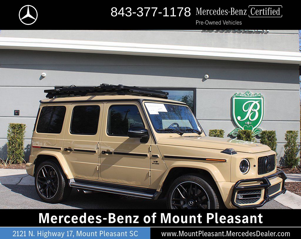 G manufaktur Desert Silver Metallic 2022 Mercedes-Benz G-Class AMG G 63 4MATIC SUV / Crossover All-Wheel Drive 9-Speed Automatic