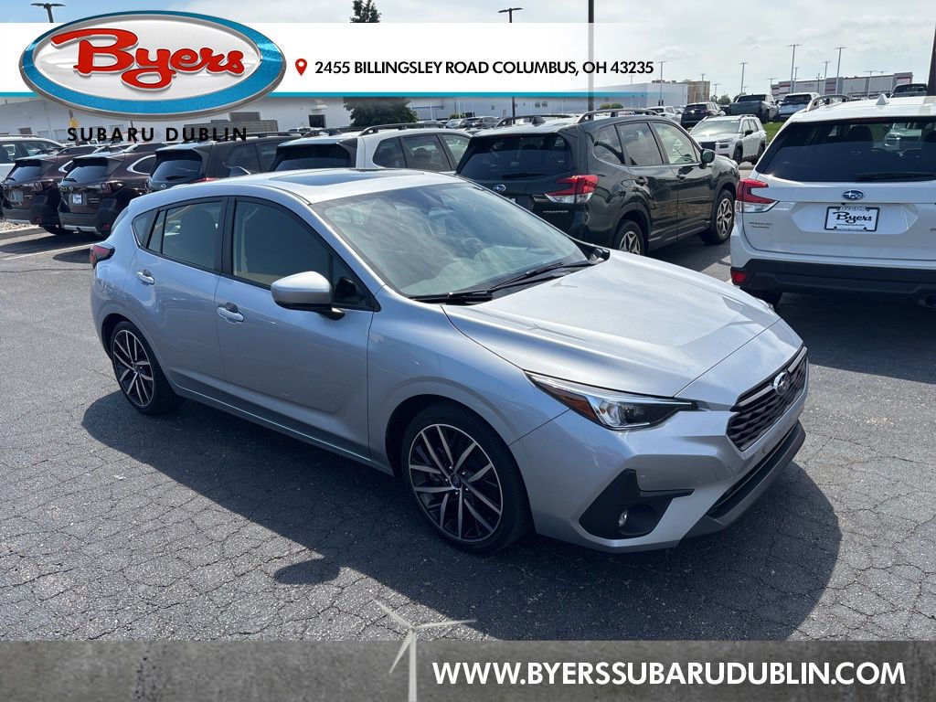 Ice Silver Metallic 2024 Subaru Impreza Sport AWD Wagon All-Wheel Drive Continuously Variable Transmission