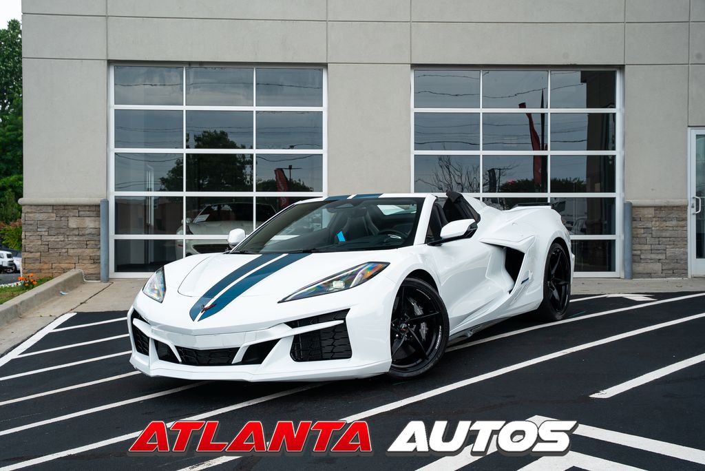 Arctic White 2024 Chevrolet Corvette E-Ray Convertible All-Wheel Drive 8-Speed Dual Clutch