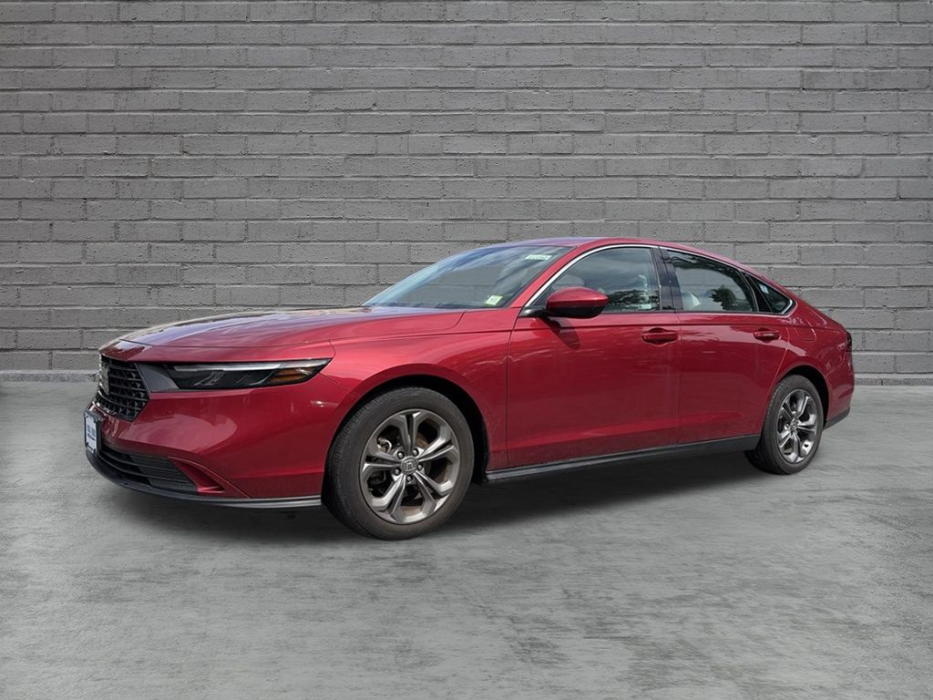 Red 2024 Honda Accord Sedan Front-Wheel Drive Continuously Variable Transmission