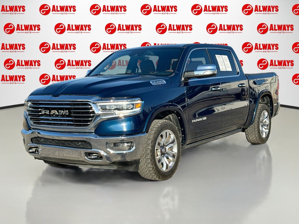 Patriot Blue Pearlcoat 2019 RAM 1500 Pickup Truck Four-Wheel Drive 8-Speed Automatic