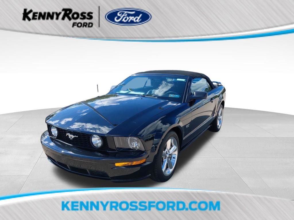 Black (Ebony Clearcoat) 2008 Ford Mustang Convertible Rear-Wheel Drive 5-Speed Automatic