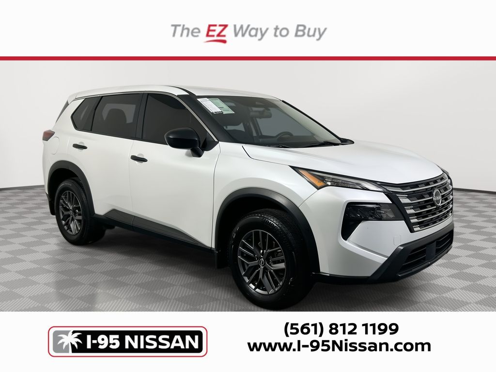 Everest White Pearl 2024 Nissan Rogue SUV / Crossover Front-Wheel Drive Continuously Variable Transmission