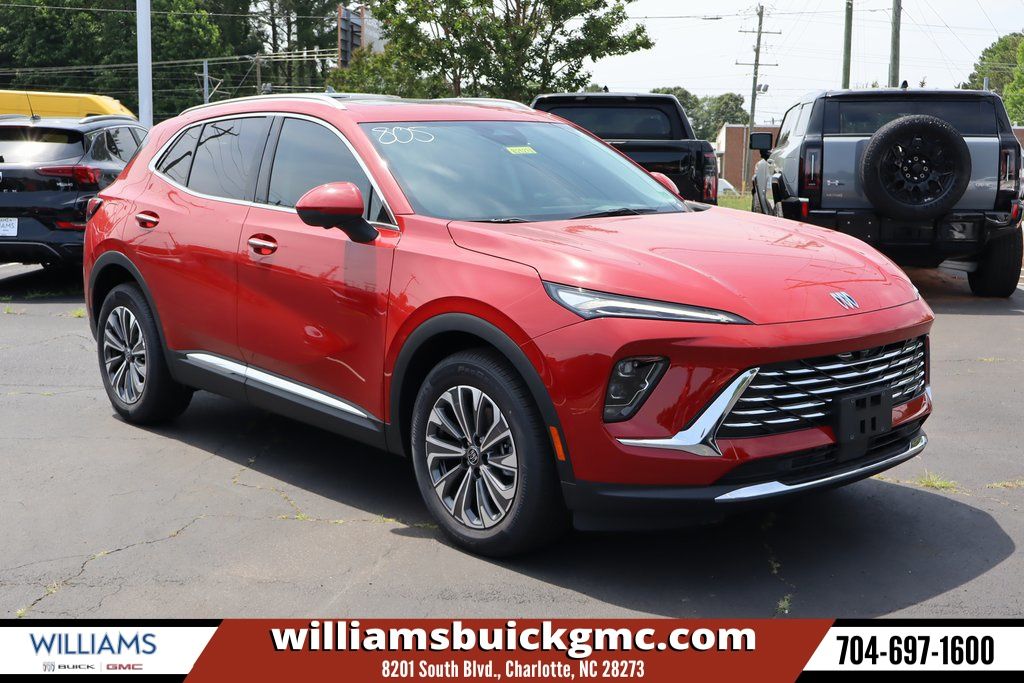 Brilliant Red 2025 Buick Envision SUV / Crossover All-Wheel Drive 9-Speed Automatic