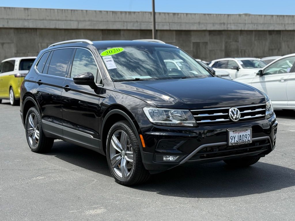 Deep Black 2020 Volkswagen Tiguan SEL FWD SUV / Crossover Front-Wheel Drive 8-Speed Automatic